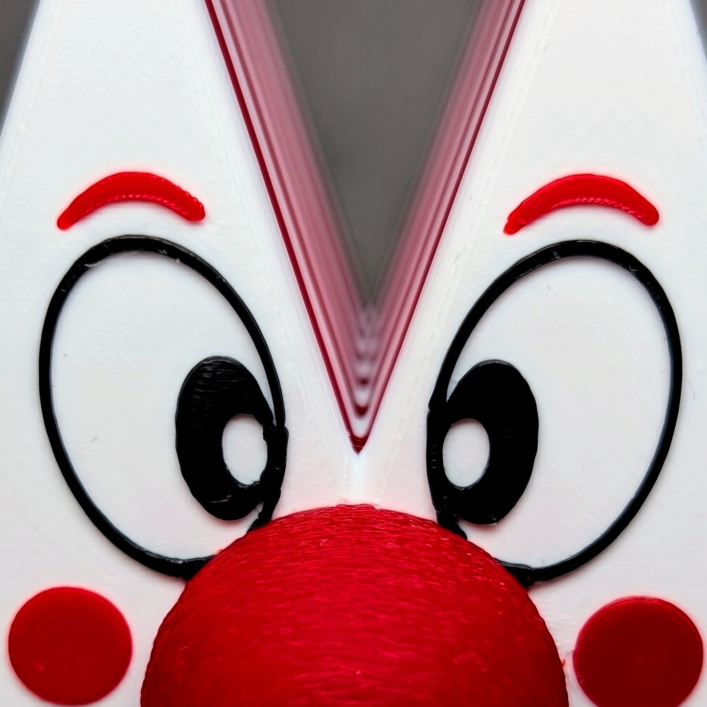 Nahufnahme der jecke dom schöne Augen